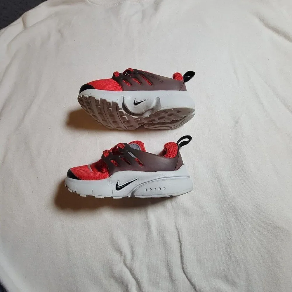 Nike Baby Presto TD 844767-600 Red Round Toe Sneaker Athletic Shoes Size US 6 C